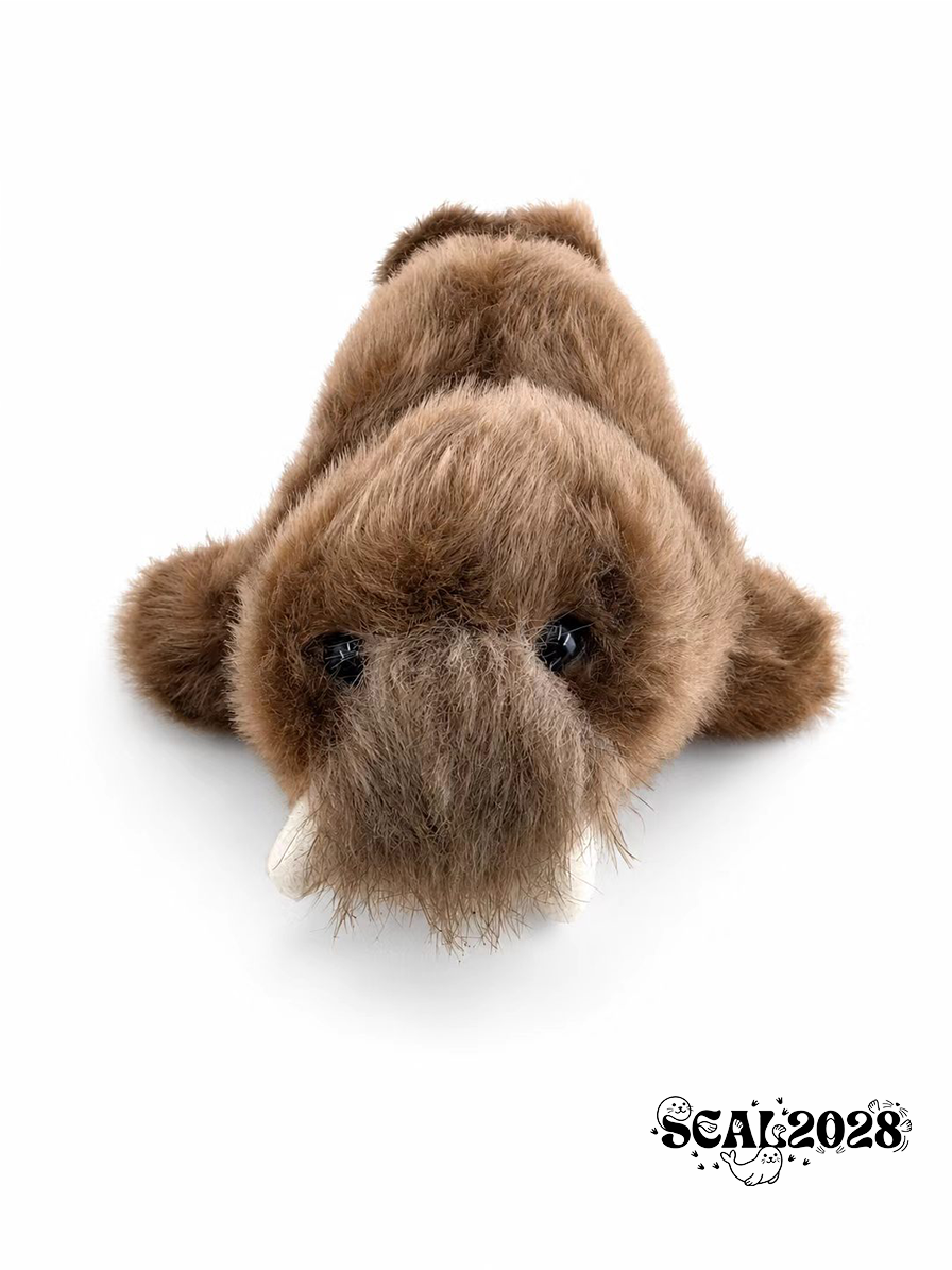 Walrus Plush Fridge Magnet