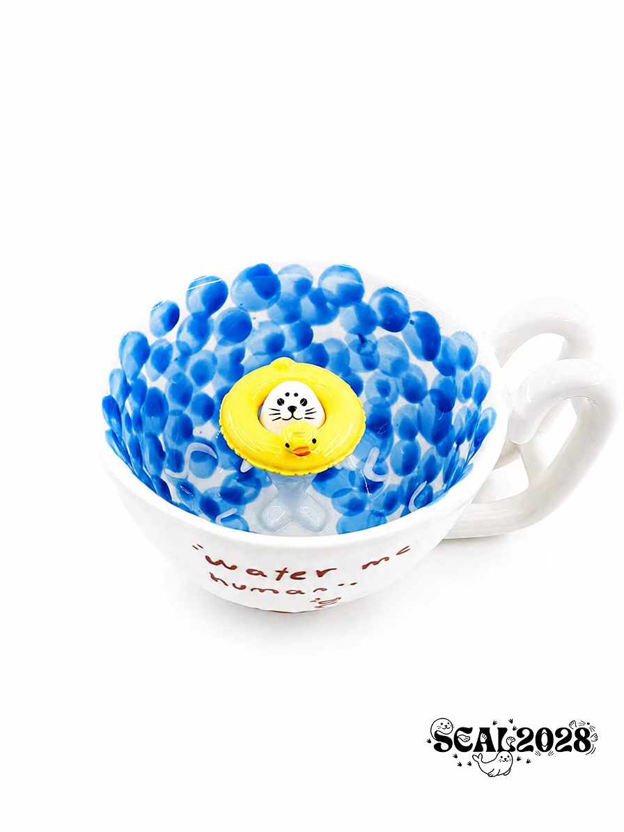 Seal Cup from the Pool with Costume Accessories Set