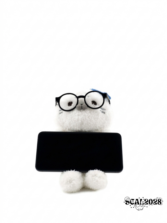 White Seal Phone Stand