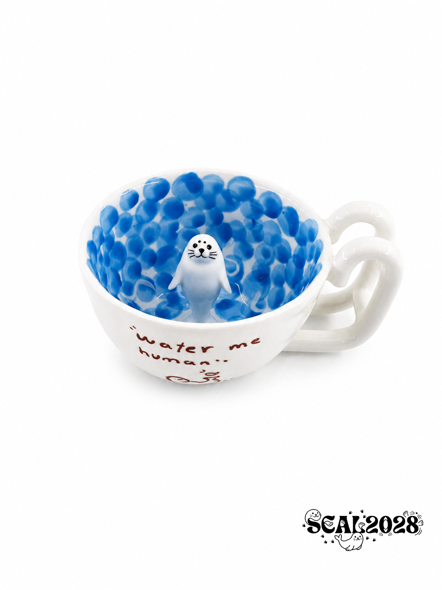 Seal Cup from the Pool with Costume Accessories Set