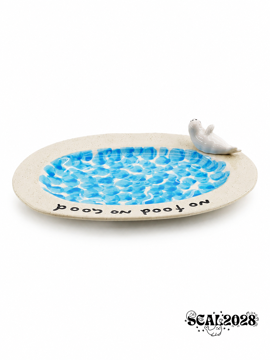 Seal ceramic plate