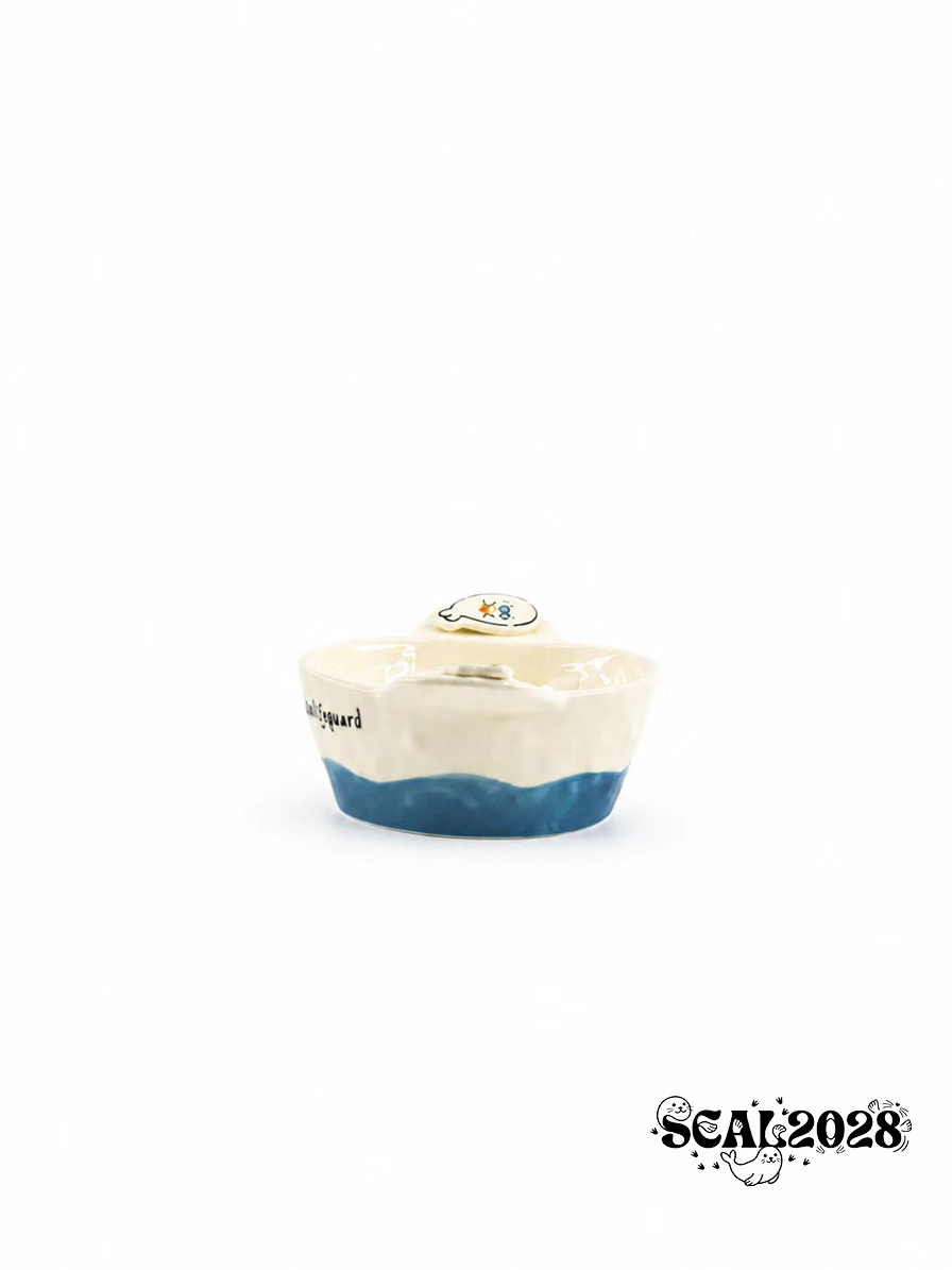 Seal Ceramic Double-Eared Bowl