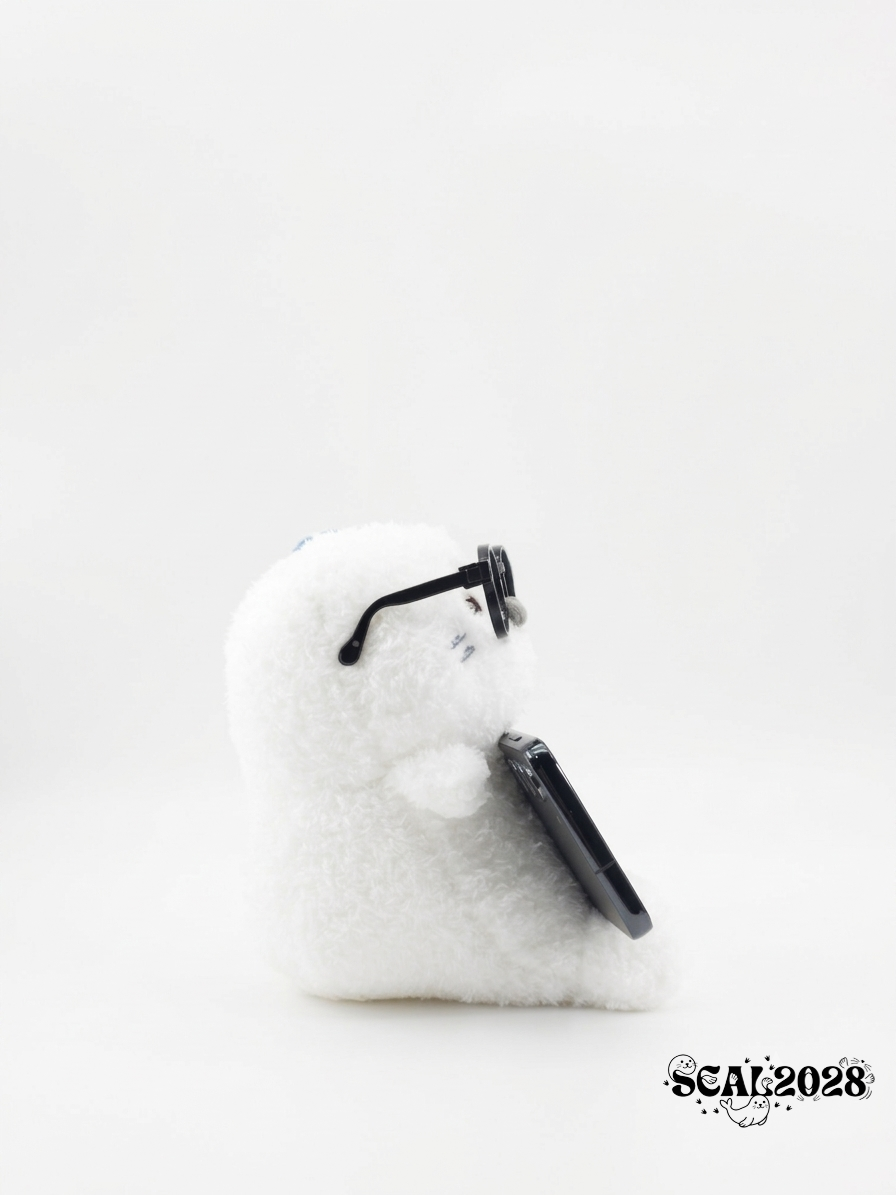 White Seal Phone Stand