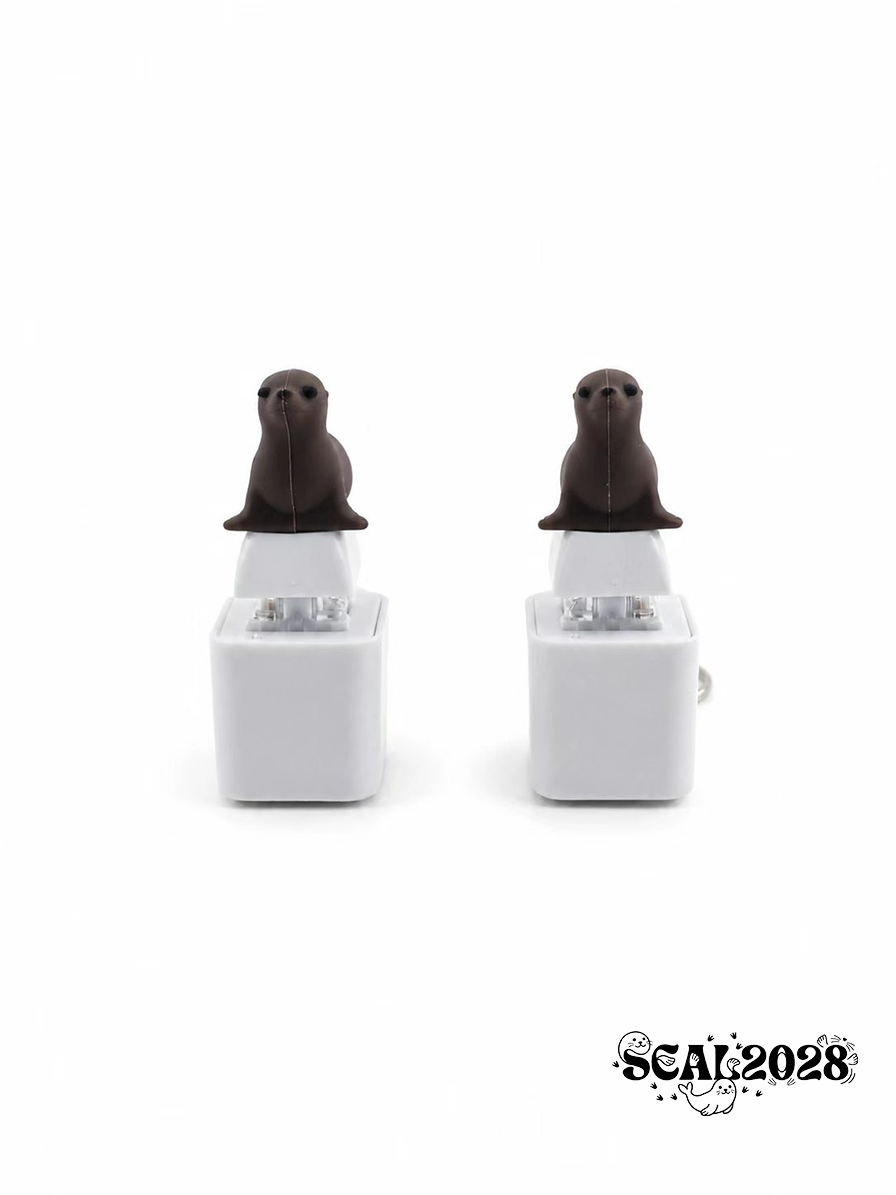 Sea lion Clicker Keychain ×2