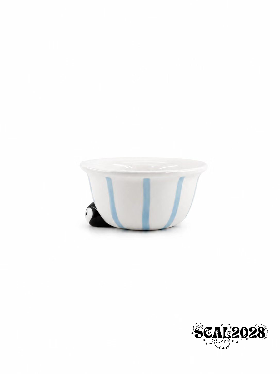 Seal / Penguin Oatmeal Bowl Breakfast Bowl Fruit Bowl