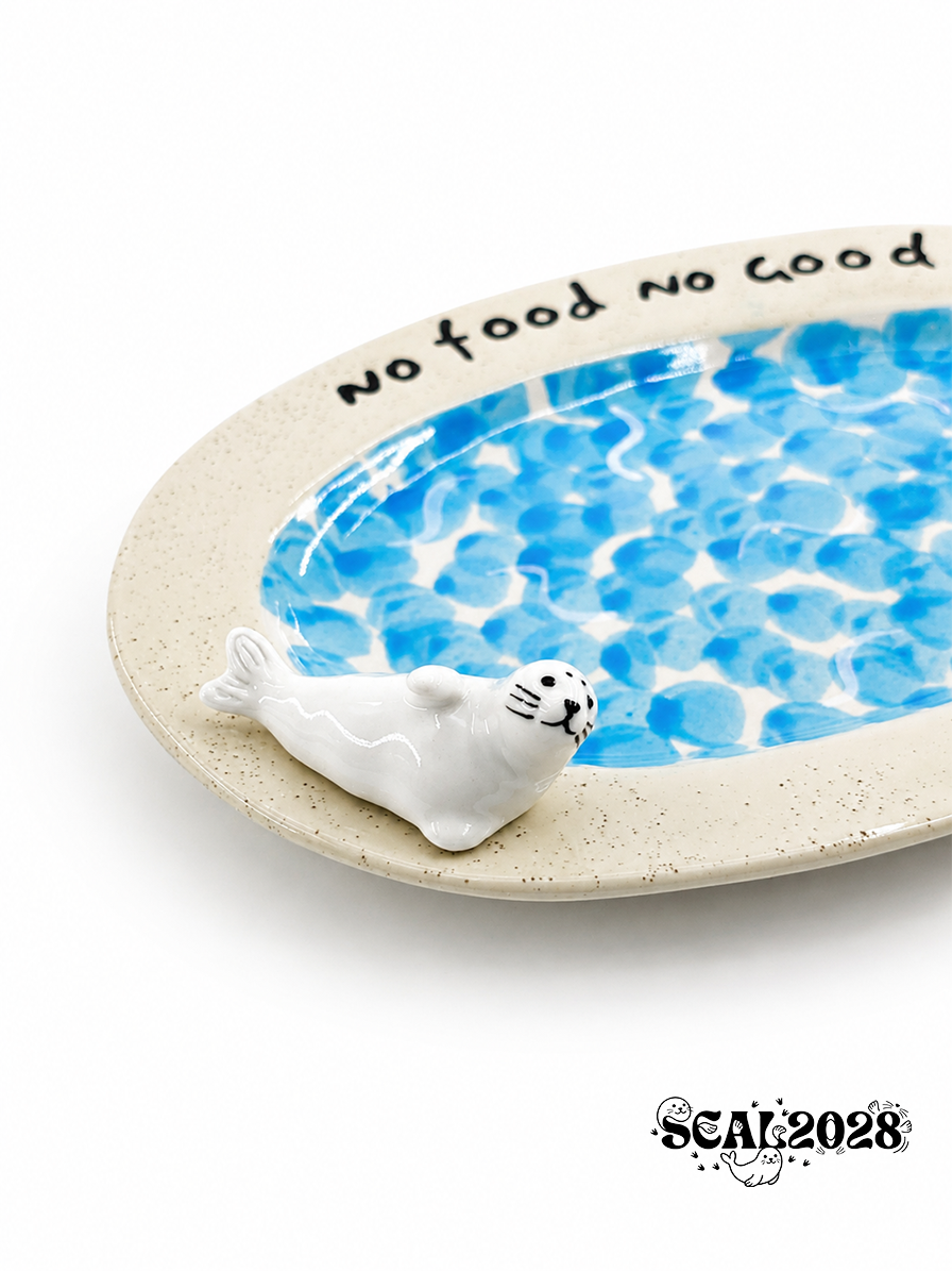 Seal ceramic plate
