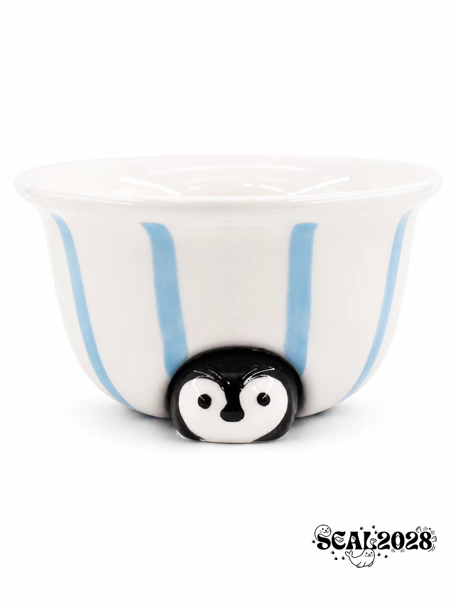 Seal / Penguin Oatmeal Bowl Breakfast Bowl Fruit Bowl
