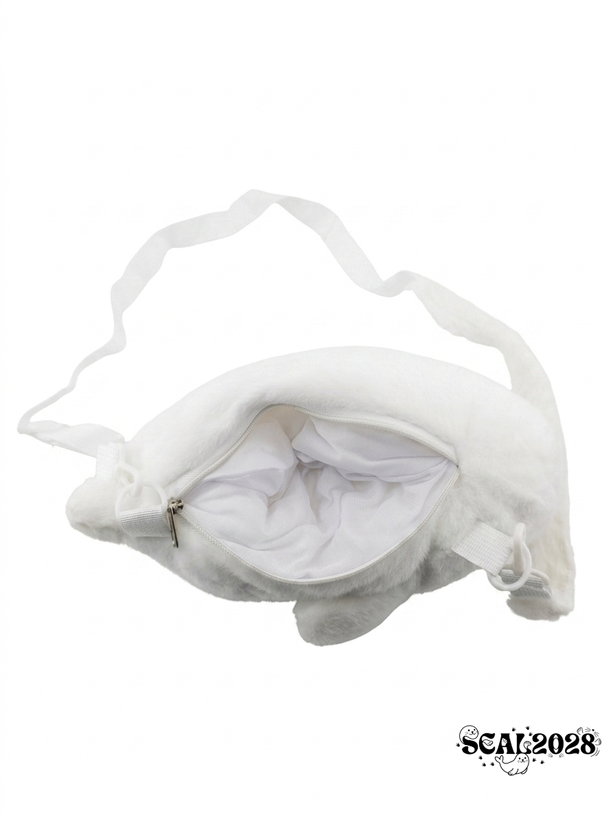 Seal White Crossbody Bag