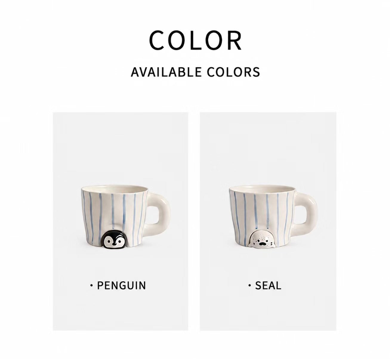 Seal / Penguin Ceramic Cups