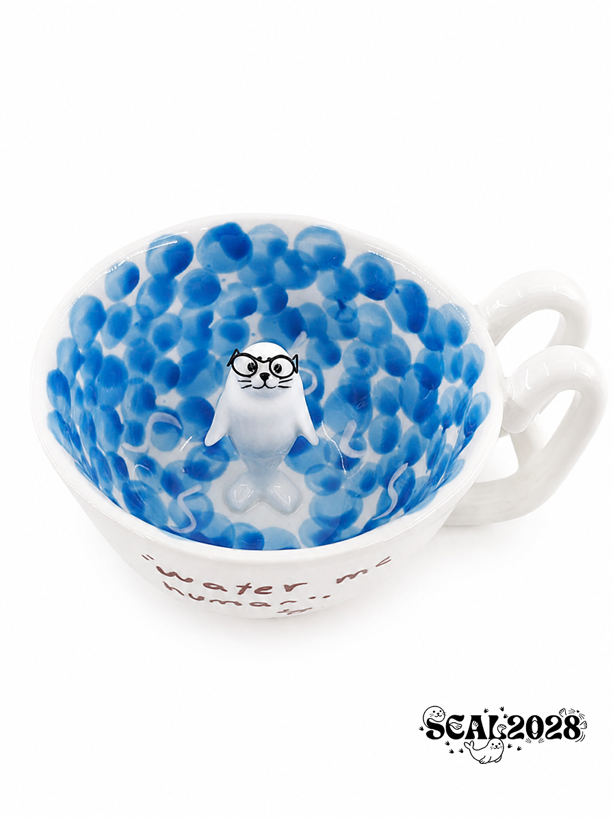 Seal Cup from the Pool with Costume Accessories Set