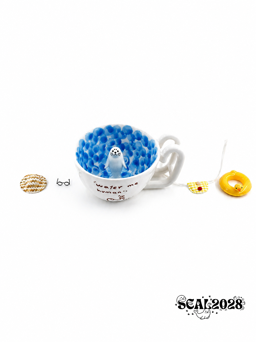 Seal Cup from the Pool with Costume Accessories Set