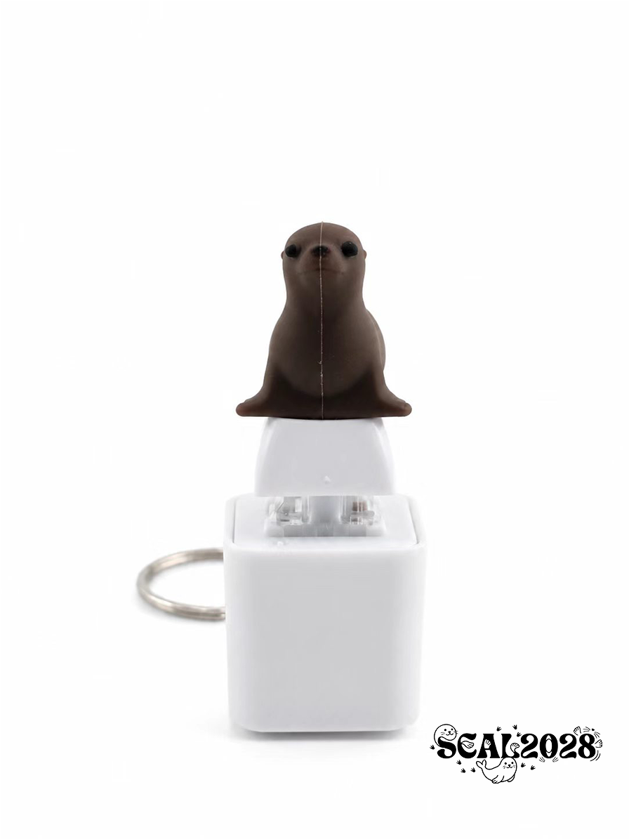 Sea lion Clicker Keychain ×2
